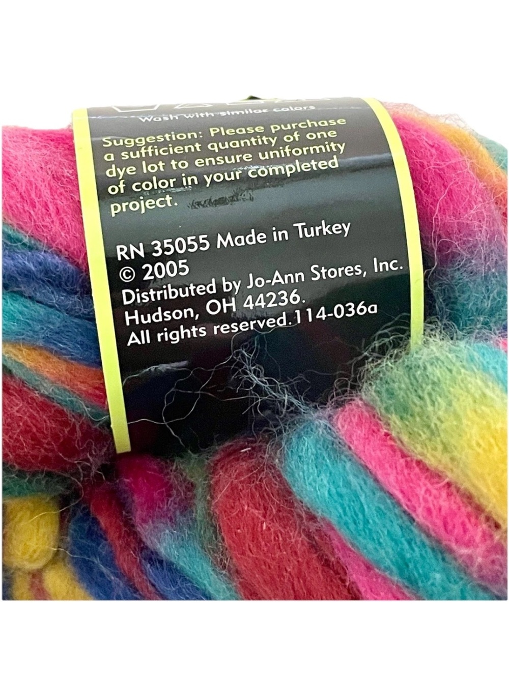 Sophisticates Collection Marvel Multi-Color Wool Roving from Turkey - Picture 2 of 6